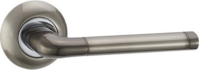 Ручка дверная Vantage V28BN/CP (черный никель) - 