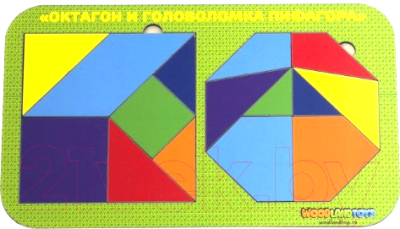 

Развивающая игрушка WoodLand Toys, Головоломка. Октагон и головоломка Пифагора / 83309