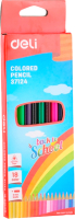 Набор цветных карандашей Deli 37124 (18цв) - 