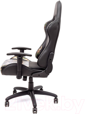 Кресло геймерское AksHome Military Eco (черный/камуфляж)