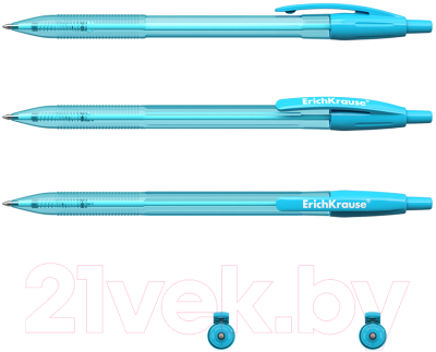 Изображение товара Ручка шариковая Erich Krause R-301 Spring Matic / 53344 (синий)