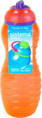 Бутылка для воды Sistema 745NW (700мл, оранжевый)