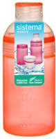 Бутылка для воды Sistema Трио / 820 (480мл, оранжевый) - 