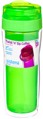 Термокружка Sistema To-Go Кофе-с-собой 21478 (зеленый)
