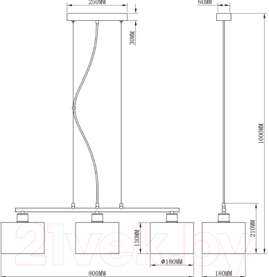 Люстра Moderli Room / V2731-3P