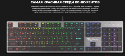 Клавиатура GENESIS Thor 420 RGB / NKG-1587 (нет кириллицы)