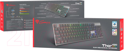 Клавиатура GENESIS Thor 420 RGB / NKG-1587 (нет кириллицы)