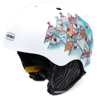 Шлем горнолыжный Luckyboo Future / 50171 (M, белый/горы) - 