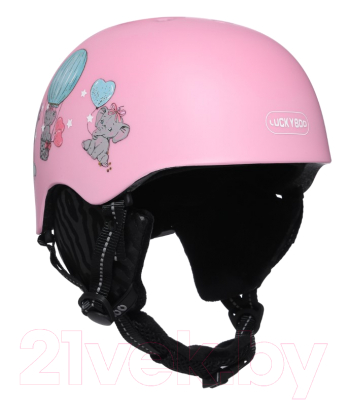 Шлем горнолыжный Luckyboo Future / 50172 (M, розовый)