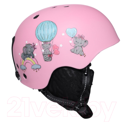 Шлем горнолыжный Luckyboo Future / 50172 (S, розовый)