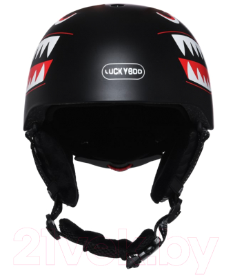 Шлем горнолыжный Luckyboo Future / 50173 (S, черный)