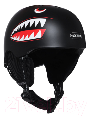 Шлем горнолыжный Luckyboo Future / 50173 (S, черный)