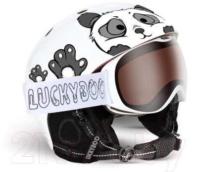 Шлем горнолыжный Luckyboo Play / 50168 (S, белый)