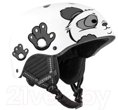 Шлем горнолыжный Luckyboo Play / 50168 (S, белый)