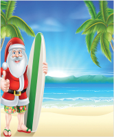 

Скатерть JoyArty, Санта на пляже / tc_20066