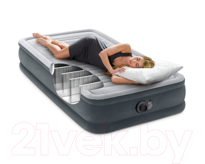 Надувная кровать Intex Twin Dura-Beam Comfort-Plush 67766NP (33x99x191)