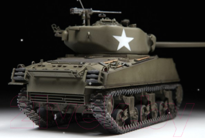 Сборная модель Звезда Американский средний танк М4А3 Шерма / 3676