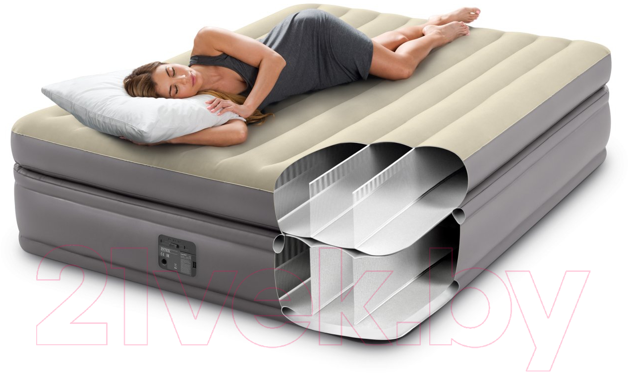 Надувная кровать Intex Queen Comfort Elevated 64164ND