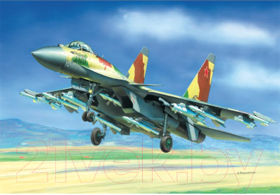 Сборная модель Звезда Самолет Су-35 / 7240П