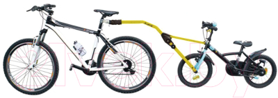 Велоприцеп Peruzzo Trail Angel / 300/G-PRZ (для буксировки детского велосипеда, желтый)