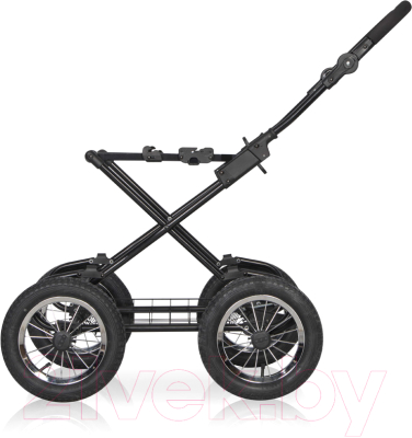Детская универсальная коляска Riko Basic Alfa Ecco Classic 2 в 1 (02/графит/песочный)