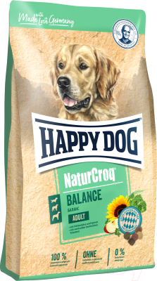 Сухой корм для собак Happy Dog NaturCroq Balance / 60522 (4кг)