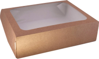 Набор коробок упаковочных для еды Gecko Tabox 1500 (50шт, крафт) - 