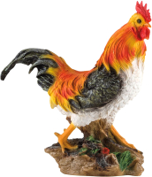 

Фигурка для сада, Петух на цветочках / 169369