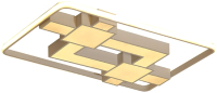 

Потолочный светильник Moderli, Brass / V1053-CL