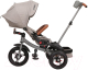 Миниатюра изображения товара Трехколесный велосипед с ручкой Moby Kids Leader 360 12x10 AIR / 641487 (серый)