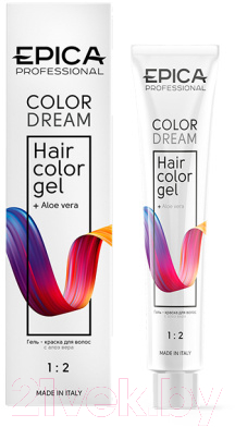 Гель-краска для волос Epica Professional Colordream 7.23  (100мл, русый перламутрово-бежевый)