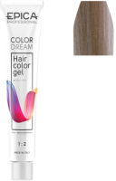 Гель-краска для волос Epica Professional Colordream 10.12 (100мл, светлый блондин перламутровый) - 