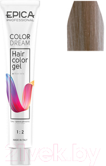 Гель-краска для волос Epica Professional Colordream 10.12 (100мл, светлый блондин перламутровый)