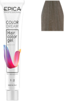 Гель-краска для волос Epica Professional Colordream 10.18 (100мл, светлый блондин пепельно-жемчужный) - 