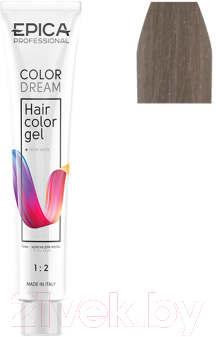 Гель-краска для волос Epica Professional Colordream 10.21 (100мл, светлый блондин перламутрово-пепельный)