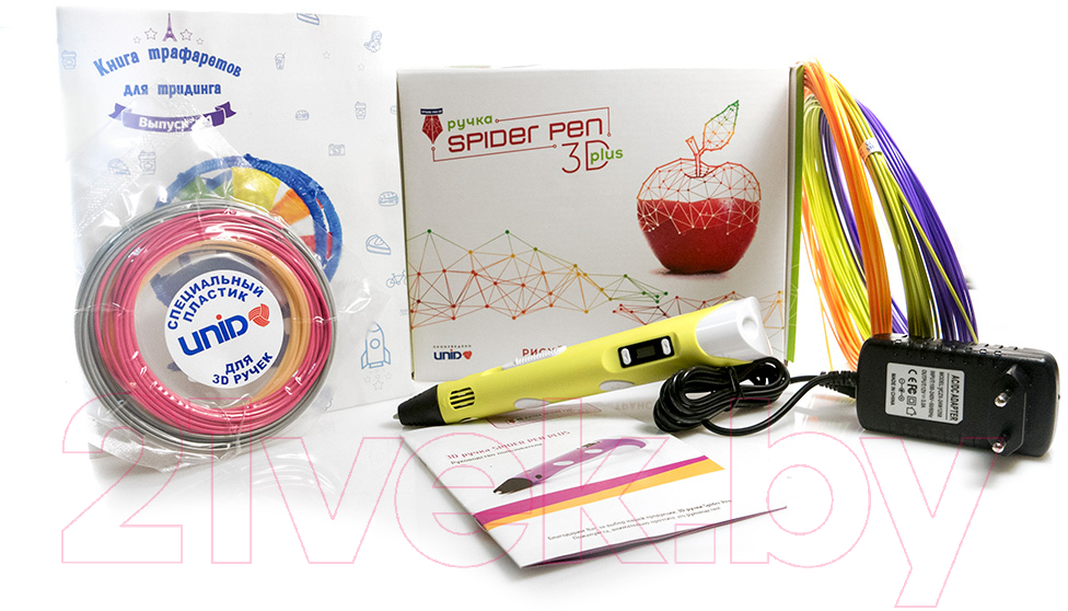 3D ручка Spider Pen 2400P (розовый)