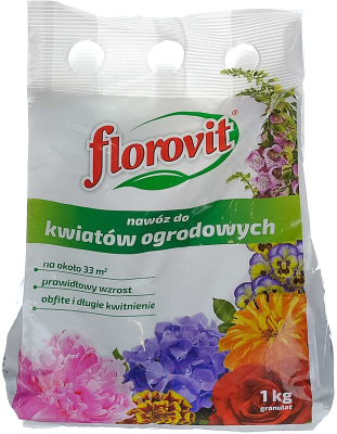 Удобрение Florovit Для садовых цветов (1кг, мешок)