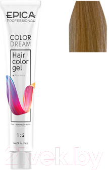 Гель-краска для волос Epica Professional Colordream 10.32 (100мл, светлый блондин бежевый)