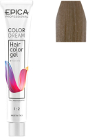 Гель-краска для волос Epica Professional Colordream 10.71 (100мл, светлый блондин шоколадно-пепельный) - 