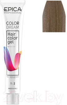 Гель-краска для волос Epica Professional Colordream 10.71 (100мл, светлый блондин шоколадно-пепельный)