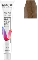Гель-краска для волос Epica Professional Colordream 10.72 (100мл, светлый блондин шоколадно-перламутровый) - 