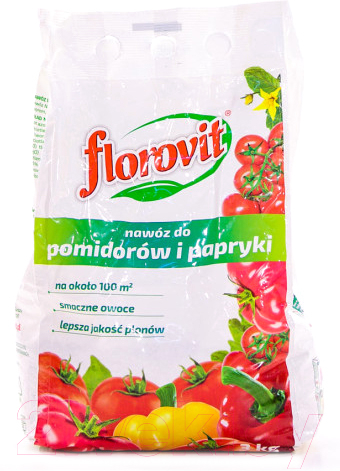 Удобрение Florovit Для томатов и перца гранулированное (3кг, мешок)