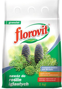 Удобрение Florovit Для хвойных гранулированное (1кг, мешок)