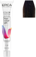 Гель-краска для волос Epica Professional Colordream 4.71 (100мл, шатен шоколадно-пепельный) - 
