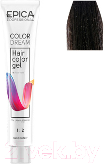 Гель-краска для волос Epica Professional Colordream 5.18 (100мл, светлый шатен пепельно-жемчужный)