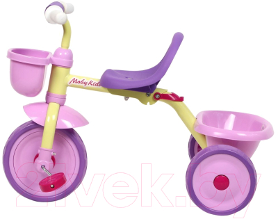 Трехколесный велосипед Moby Kids Primo Единорог / 646236 (розовый/сиреневый)