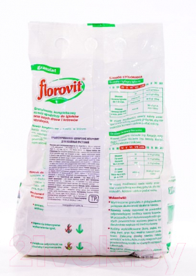 Удобрение Florovit Для хвойных гранулированное (3кг, мешок)