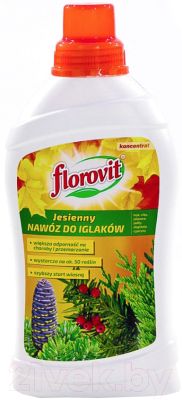 Удобрение Florovit Для хвойных осенний (жидкое, 1л)