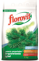 Удобрение Florovit Для хвойных против побурения (3кг, мешок) - 
