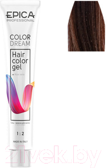 Гель-краска для волос Epica Professional Colordream 6.77 (100мл, темно-русый шоколадный интенсивный )